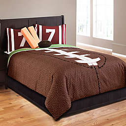 Field Goal 5-Piece Comforter Set in Brown