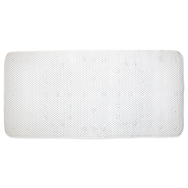 Ginsey Cushioned Bath Mat in White. View a larger version of this product image.