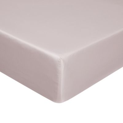 Nestwell&trade; Cotton Sateen 400-Thread-Count Twin Fitted Sheet in Silver Peony