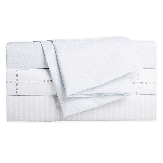 Alternate image 1 for Simply Essential™ Truly Soft™ Microfiber Printed Sheet Set