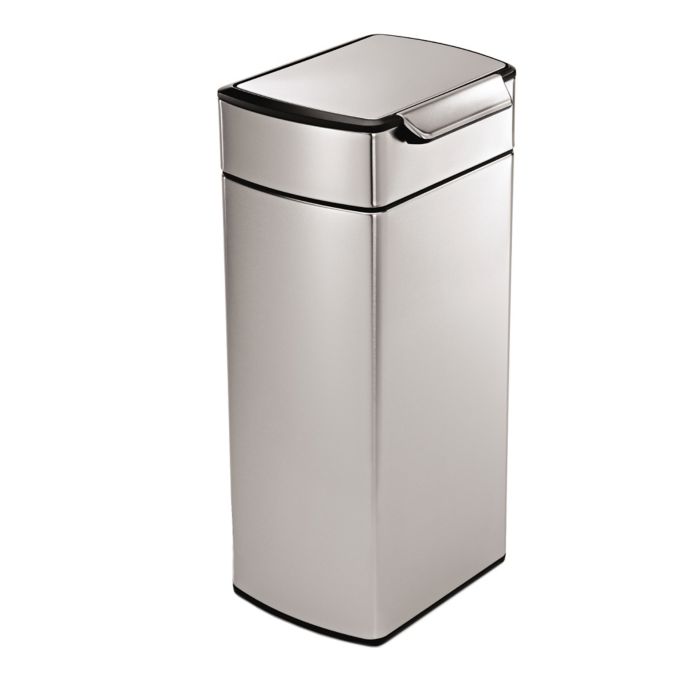 Simplehuman Brushed Stainless Steel Fingerprint Proof Rectangular