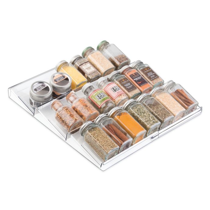 Idesign Linus Acrylic Expandable Spice Rack Bed Bath Beyond