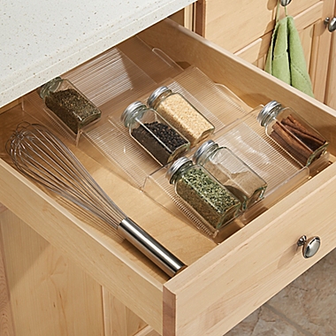 iDesign&reg; Linus Acrylic Expandable Spice Rack. View a larger version of this product image.