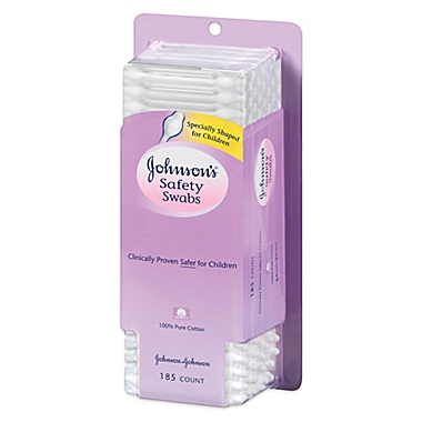 Johnson & Johnson&reg; 185-Count Cotton Swabs. View a larger version of this product image.