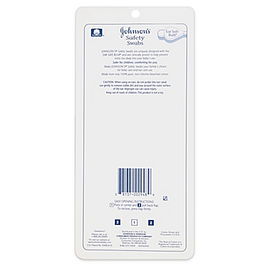 Johnson & Johnson&reg; 185-Count Cotton Swabs. View a larger version of this product image.