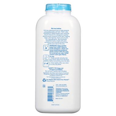 Johnson & Johnson&reg; 15 oz. Pure Cornstarch Baby Powder. View a larger version of this product image.