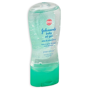 Johnson & Johnson&reg; Aloe and Vitamin E 6.5 oz. Baby Oil Gel. View a larger version of this product image.