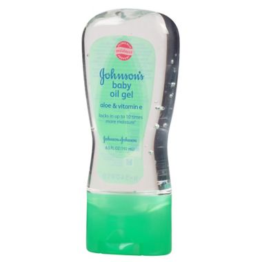 Johnson & Johnson&reg; Aloe and Vitamin E 6.5 oz. Baby Oil Gel. View a larger version of this product image.