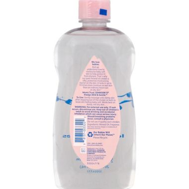 Johnson & Johnson&reg; 20 oz. Baby Oil. View a larger version of this product image.