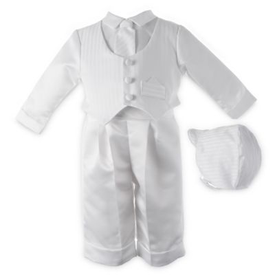 white christening outfit baby boy