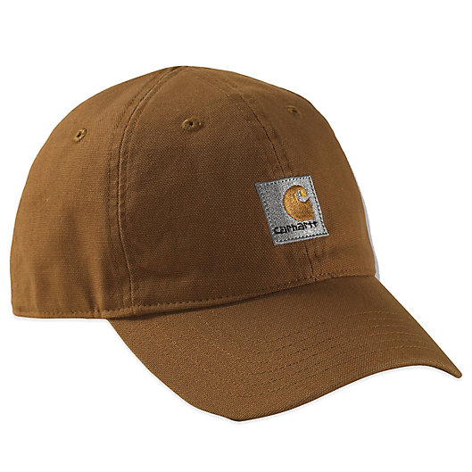 Alternate image 1 for Carhartt® Solid Logo Hat in Brown