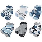Capelli New York 6-Pack Argyle Stripe Socks