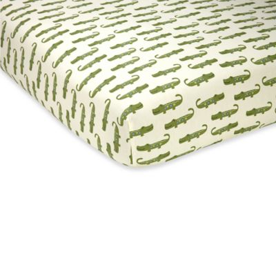 alligator crib bedding