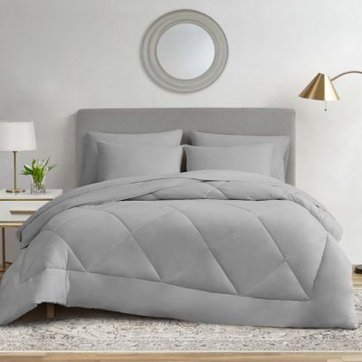 Empire Home Essentials Down Reversible 7 piece comforter Taupe/Brown With Sheet 