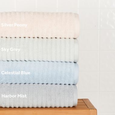 Haven&trade; Wave 21" x 34" Organic Cotton Bath Mat in Harbor Mist Grey. View a larger version of this product image.