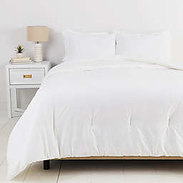 Simply Essential™ Garment Washed Solid 2-Piece Twin/Twin XL Comforter Set in Rosewater