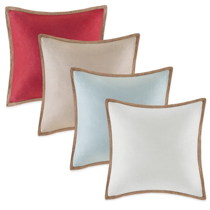 Linen Square Throw Pillow Bed Bath & Beyond
