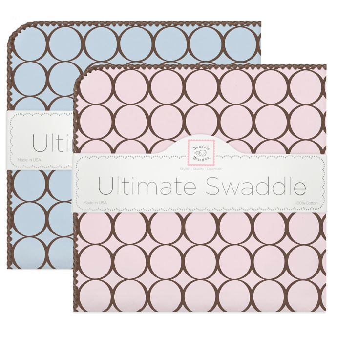 Swaddle Designs 100 Cotton Flannel Circle Receiving Blankets