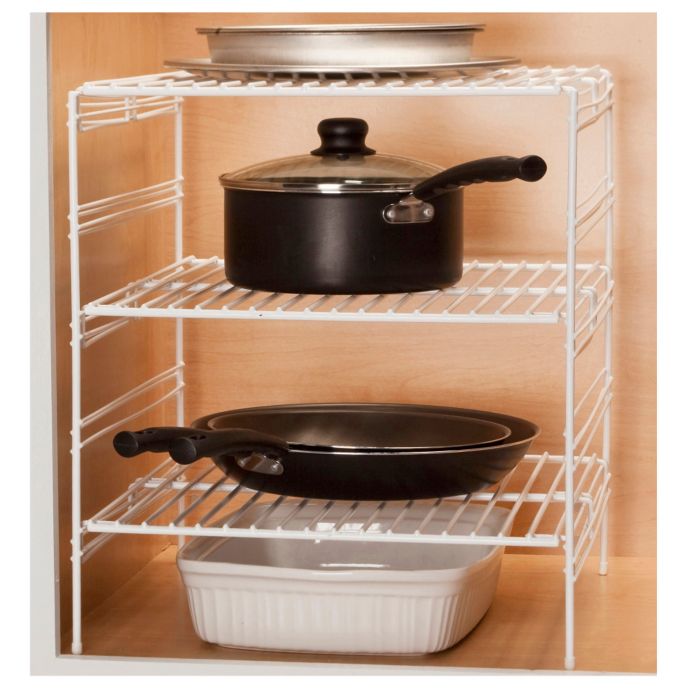 Grayline Adjustable 3Tier Helper Shelf Bed Bath and Beyond Canada