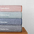 Alternate image 1 for Haven&trade; Heathered Pebble Organic Cotton Washcloth in Granite Grey
