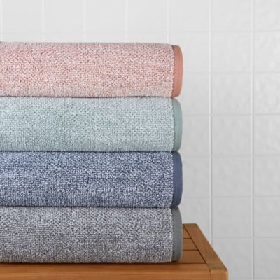 Haven&trade; Heathered Pebble Organic Cotton Bath Towel in Chinois Green