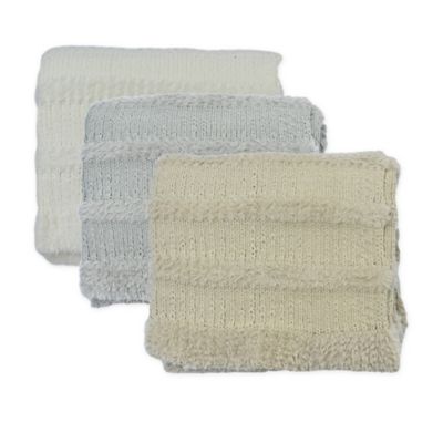 Bee &amp; Willow&trade; Cozy Stripe Faux Fur Throw Blanket