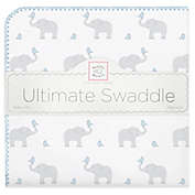 Swaddle Designs&reg; Elephant & Chicks Ultimate Swaddle in Blue