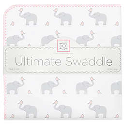 Swaddle Designs® Elephant & Chicks Ultimate Swaddle in Pink