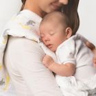 Alternate image 1 for SwaddleDesigns&reg; Safari Fun Marquisette Swaddling Blanket in Yellow