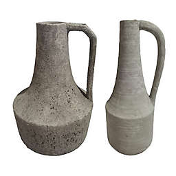 Bee & Willow™ Handcrafted Stoneware Vase in Grey