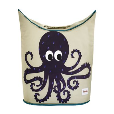 3 Sprouts Octopus Laundry Hamper in Purple