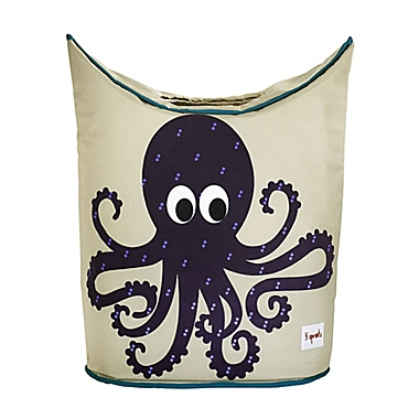 3 Sprouts Octopus Laundry Hamper in Purple. View a larger version of this product image.