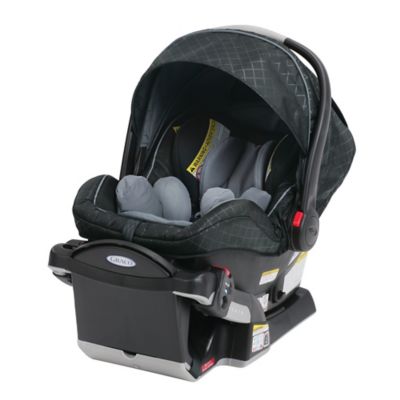 car seat attached to stroller