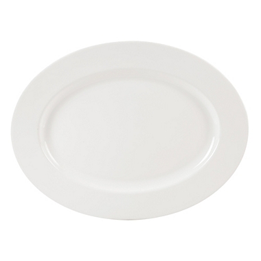 Nevaeh White&reg; by Fitz and Floyd&reg; 21-Inch Oval Platter. View a larger version of this product image.