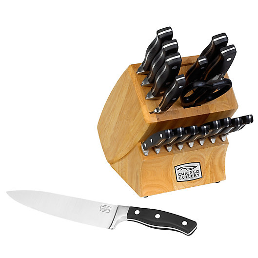 Alternate image 1 for Chicago Cutlery Insignia II 18-Piece Knife Block Set