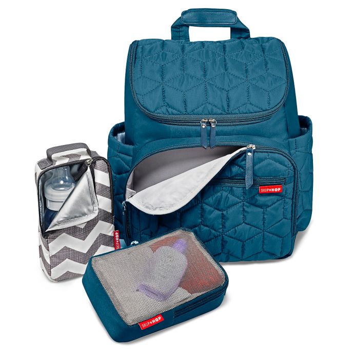 skip hop striped diaper backpack