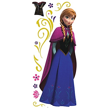 Disney&reg; Frozen&#39;s Anna with Cape Giant Peel-and-Stick Multicolor Wall Decal. View a larger version of this product image.