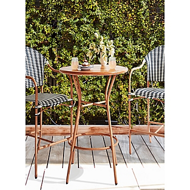 Everhome&trade; Galveston Outdoor Bistro Table in Natural. View a larger version of this product image.