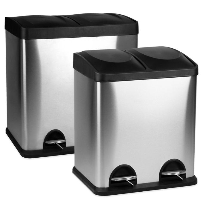 Dual Recycle Trash Bin Bed Bath & Beyond