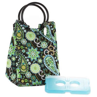 paisley lunch bag