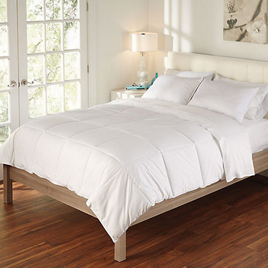 Alternate image 1 for Brookstone® Outlast® Temperature-Regulating Comforter