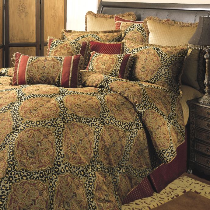 Sherry Kline Regal Comforter Set In Red Gold Bed Bath Beyond