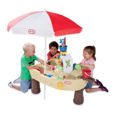 little tikes water table with umbrella