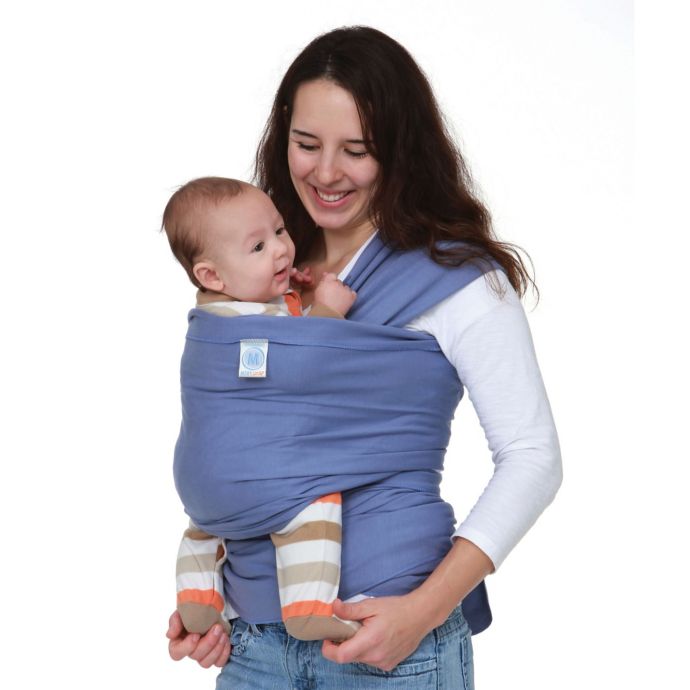 Moby® Wrap Organics Baby Carrier in Lagoon buybuy BABY