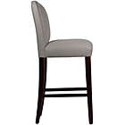 Alternate image 2 for Skyline Furniture Roselyn Nail Button Arched Bar Stool in Linen Grey
