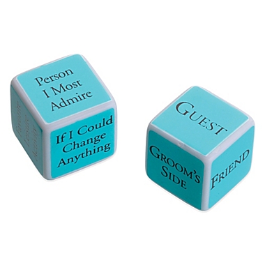 Lillian Rose&trade; Bridal Shower Game Dice. View a larger version of this product image.