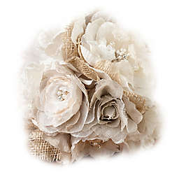 Lillian Rose&trade; Burlap and Flower Bouquet