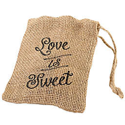 Lillian Rose™ "Love is Sweet" Burlap Favor Bags (Set of 4)