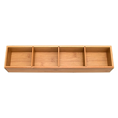 Lipper International 4-Part Bamboo Drawer. View a larger version of this product image.