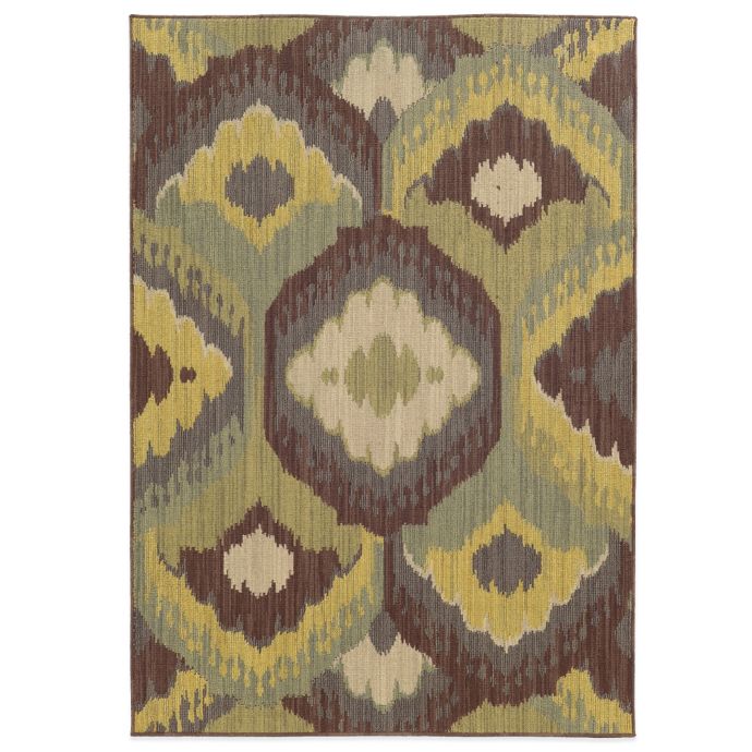 Tommy Bahama® Cabana Collection Ikat Brown Rug Bed Bath & Beyond